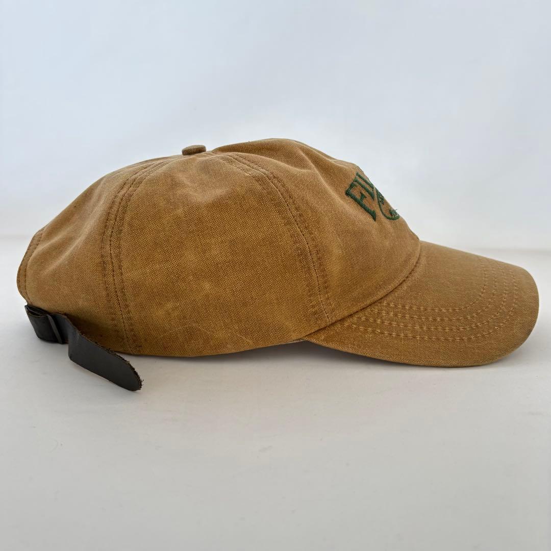90s FILSON オイルドコットン ロゴエンブロイダリー キャップ USA製
