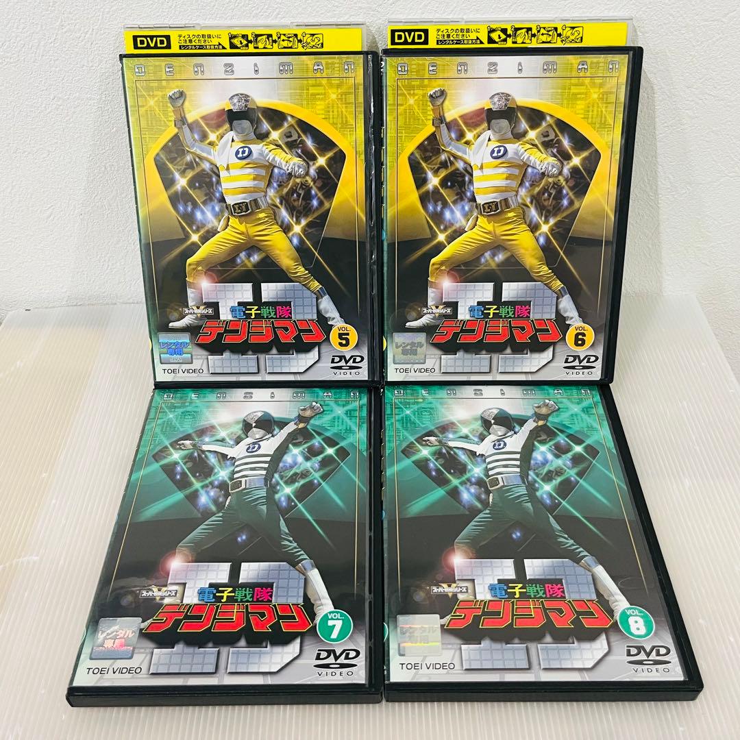 電子戦隊 デンジマン 全11巻セット レンタル使用済DVD - メルカリ