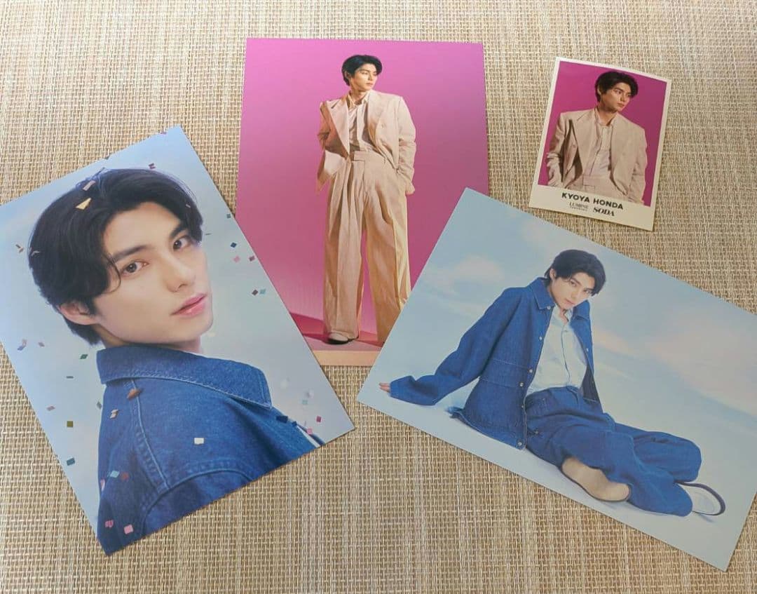 ルミネ横浜×本田響矢さんステッカー1枚&ポストカード3枚セット