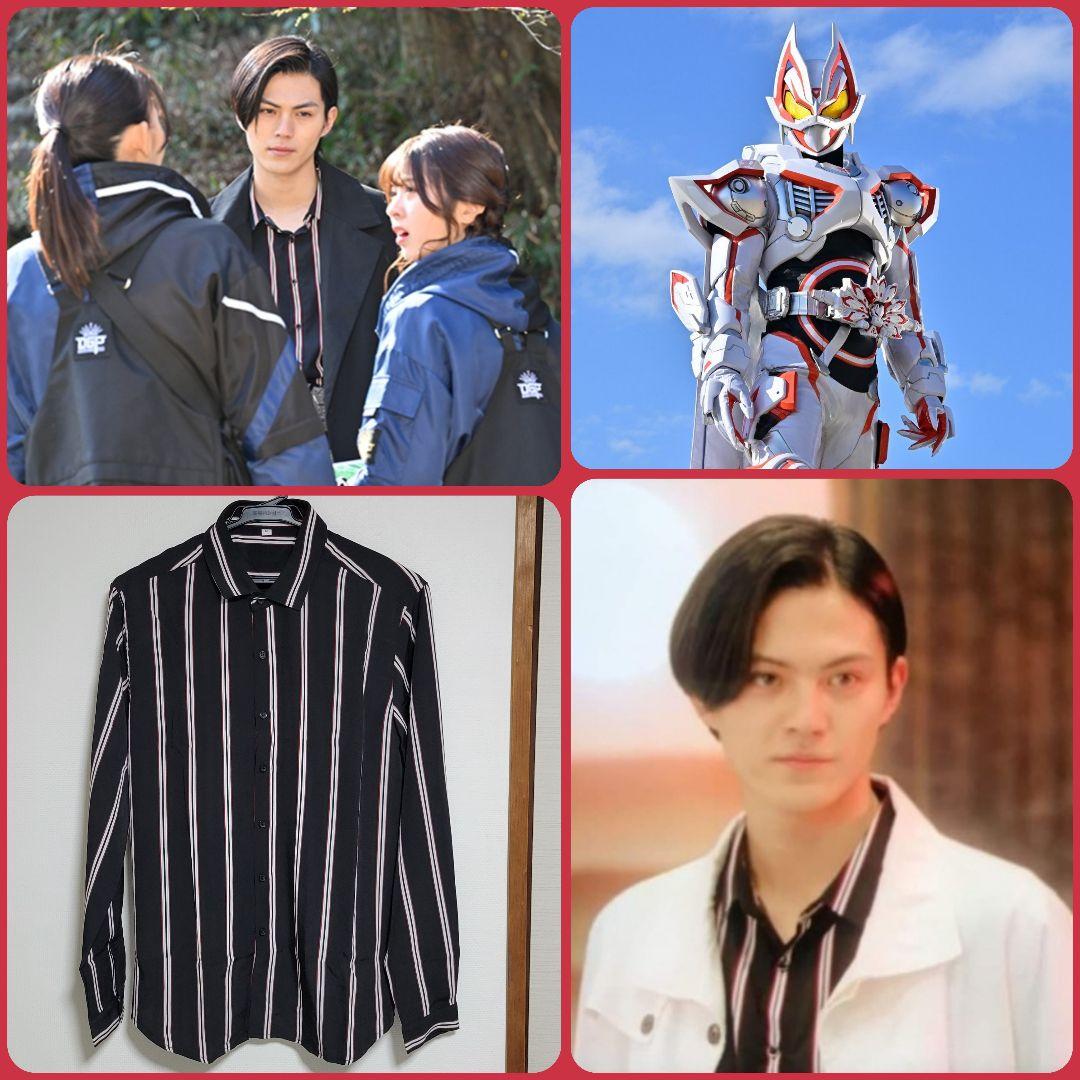新品]仮面ライダーギーツ浮世英寿 本編・番外編着用衣装シャツLサイズ
