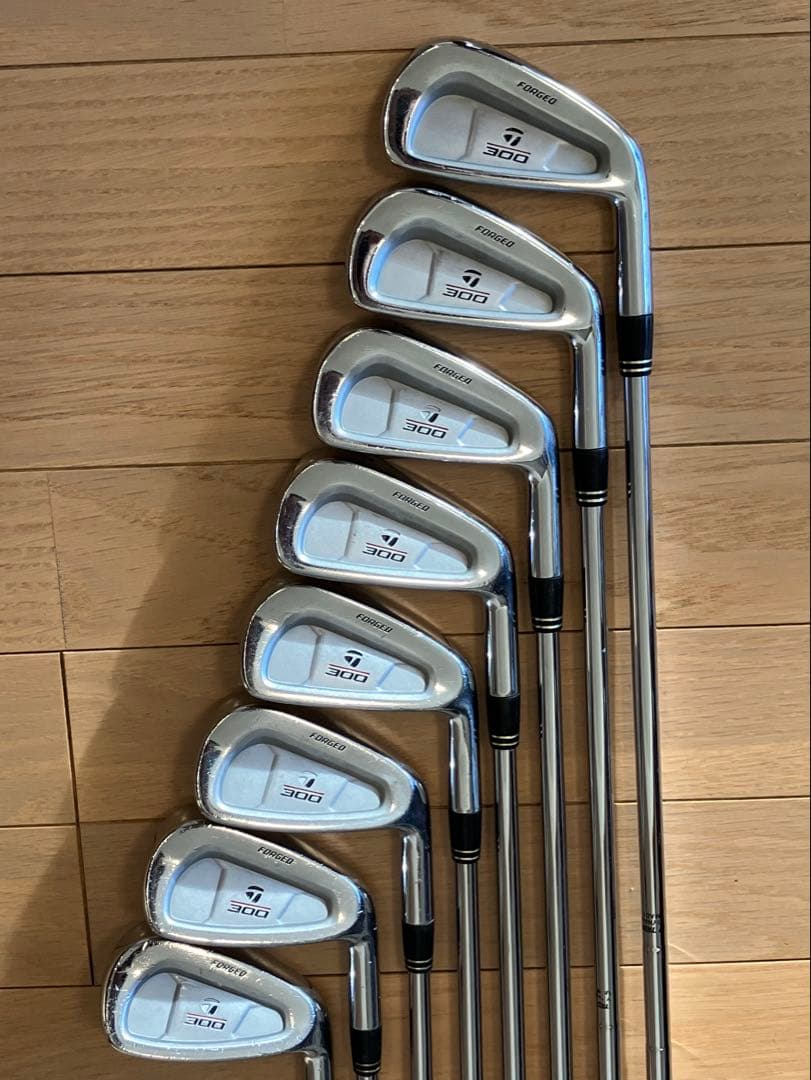 中古品＞テーラーメイド 300フォージド アイアンセット（8本）＃3-P