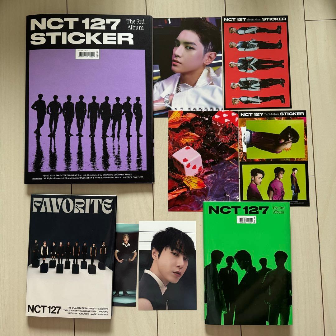 NCT127 sticker favorite トレカ セット ジャニ