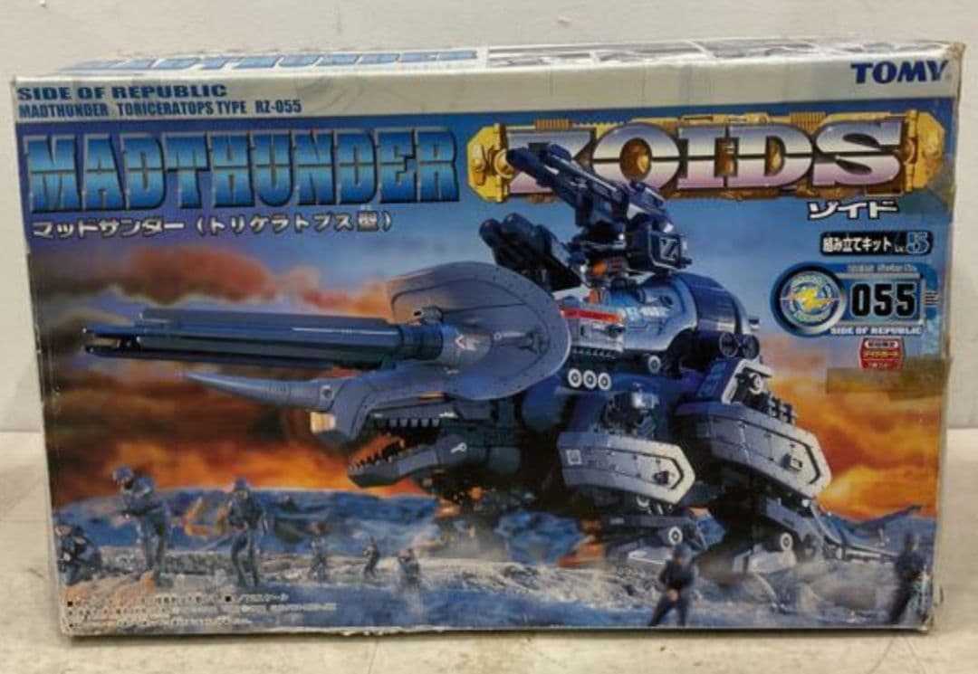新品未使用　ZOIDZ ゾイド　マッドサンダー　未組立品 参考価格】ゾイド ZOIDS RZ-055 1/72 マッドサンダー (トリケラトプス