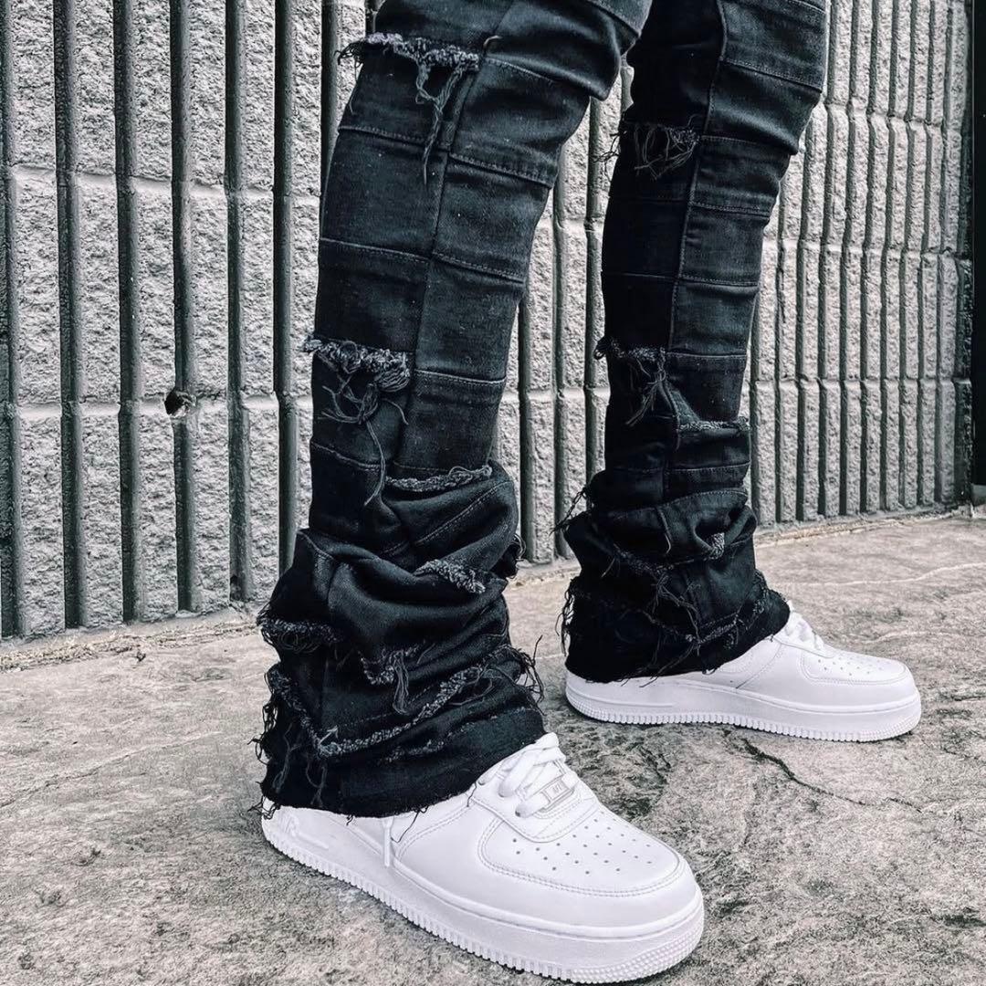 VALABASAS バラバサス クラッシュフレアスキニーデニム 新品 30 M