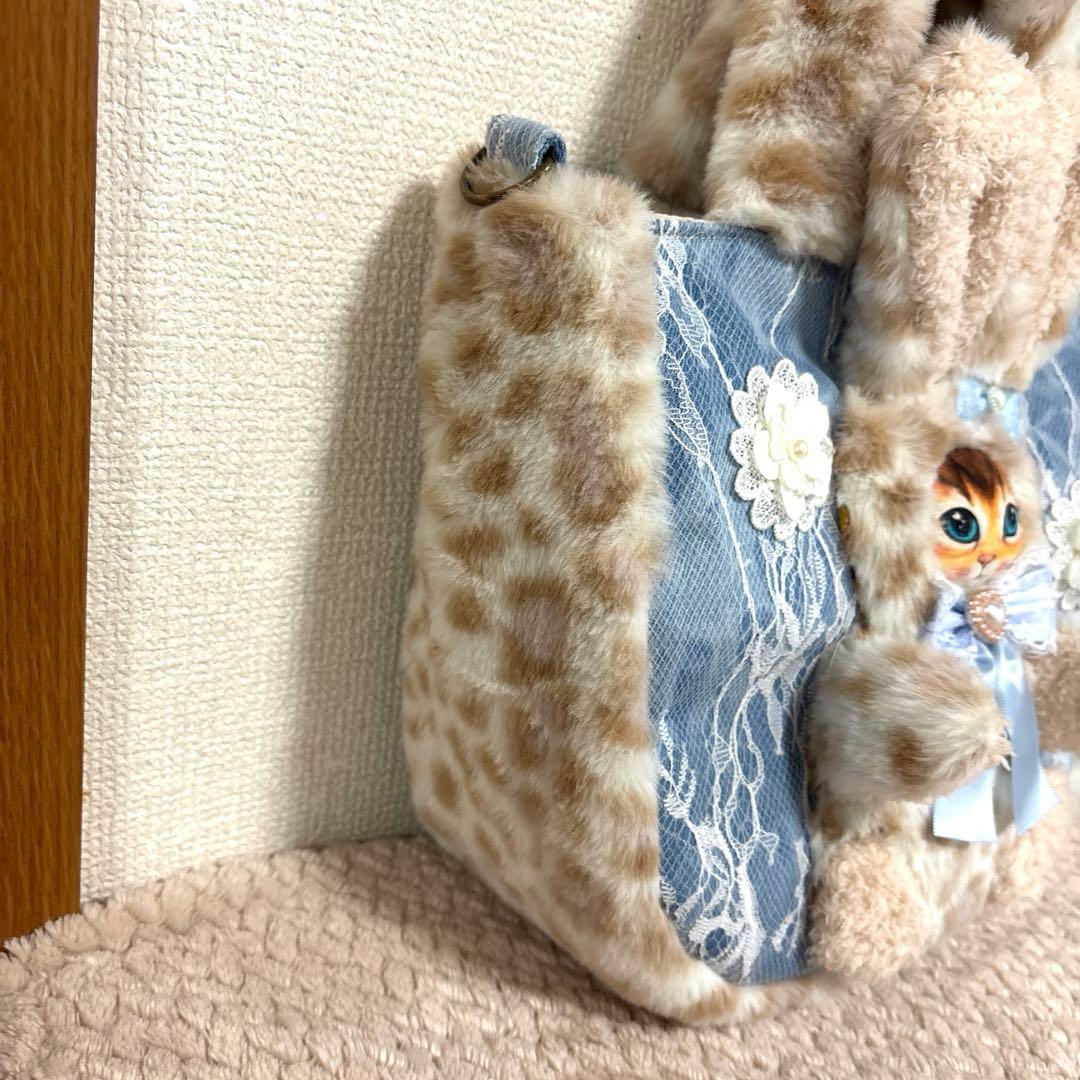 黒*こ様 コヤンイサムチョン うさぎボリちゃん ふわモコ ラウンドトート