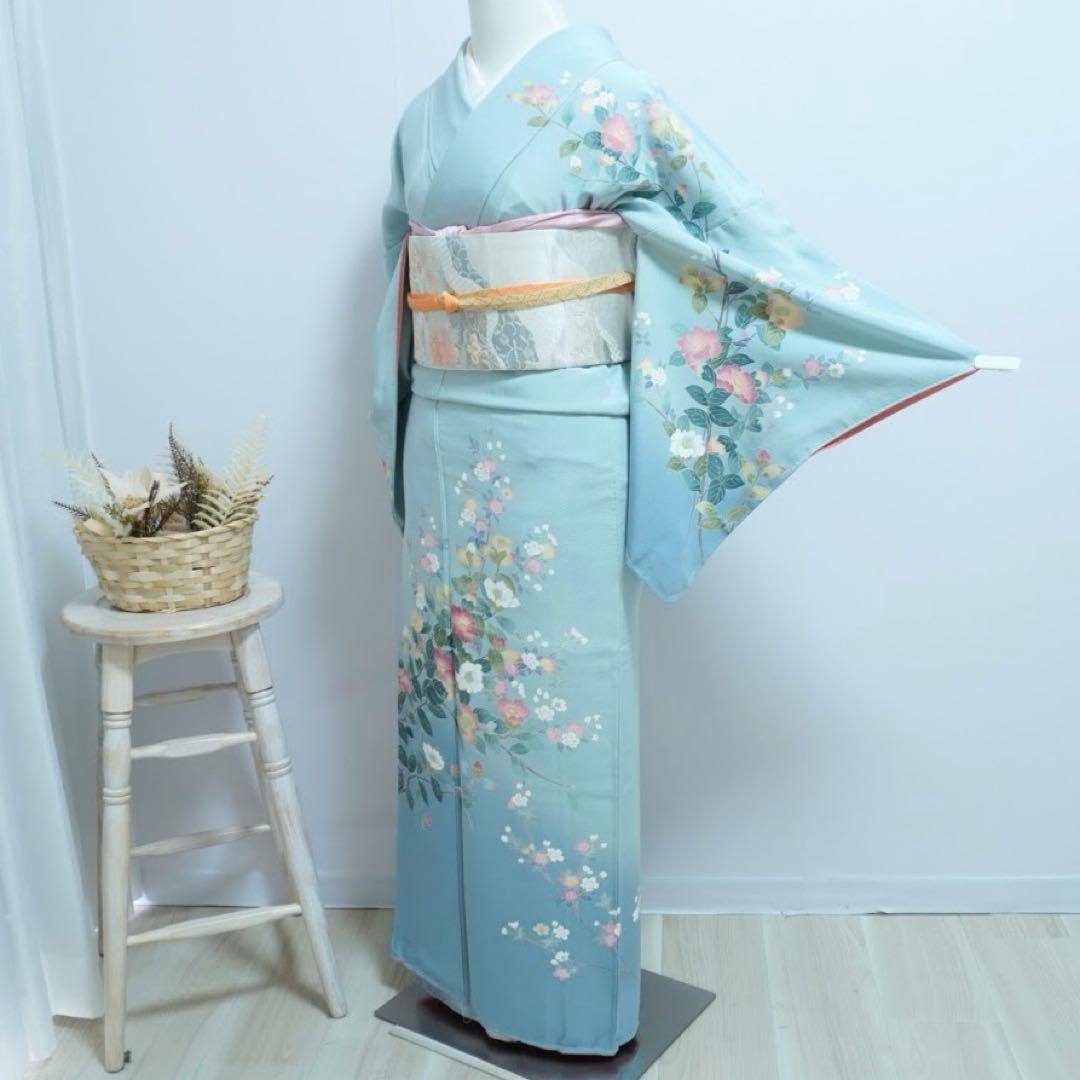 訪問着 フルセットa430i 七五三　入学式　お宮参り　結婚式　落款 訪問着 レンタル 訪問着19点フルコーディネートレンタルセット 安い
