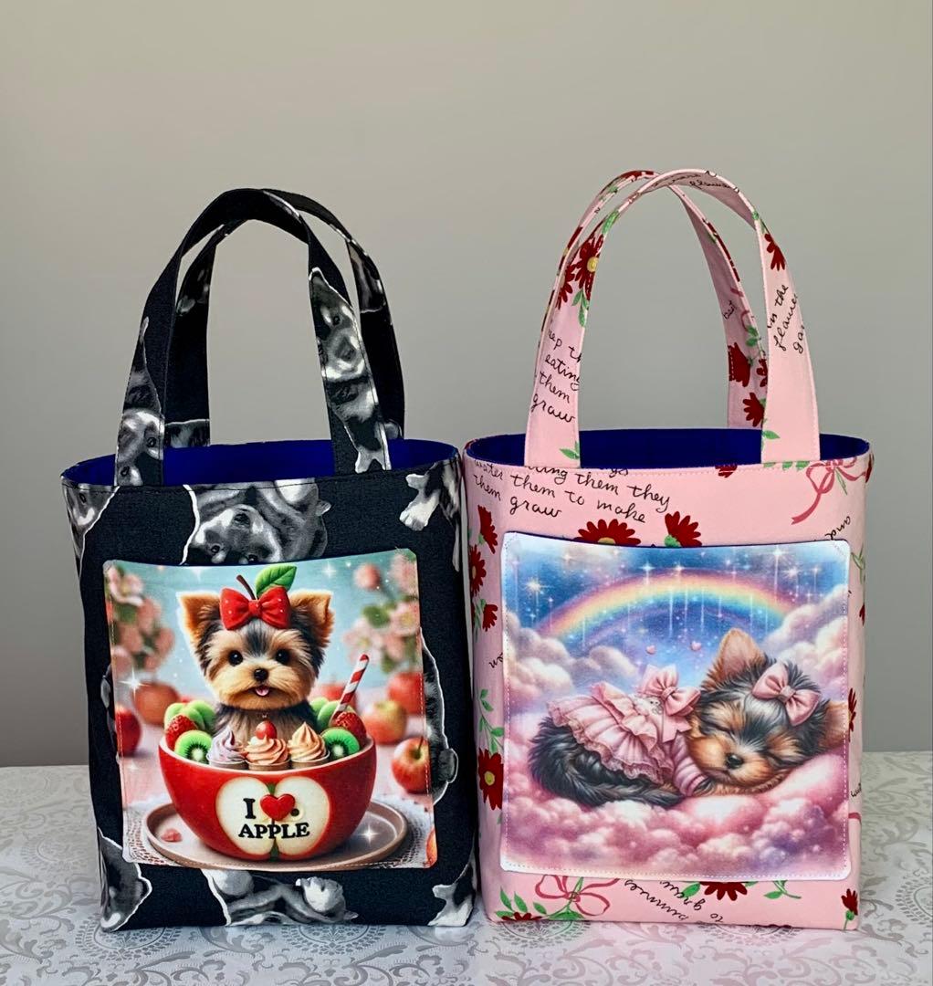 順子様専用 お昼寝わんこ トートバッグ 小物入れ