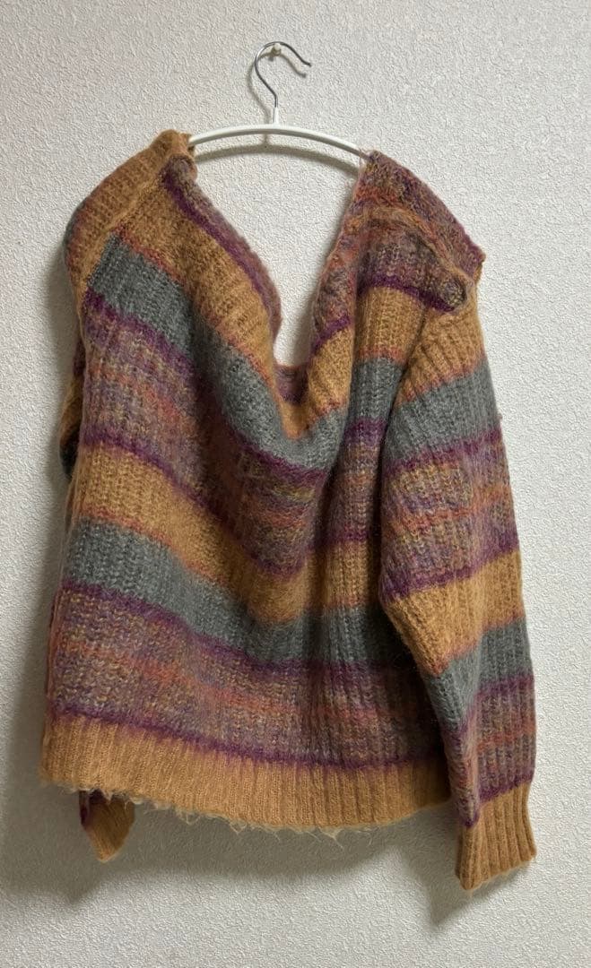 タイムセール 美品 perverze モヘアニットカーディガン ピンク - メルカリ