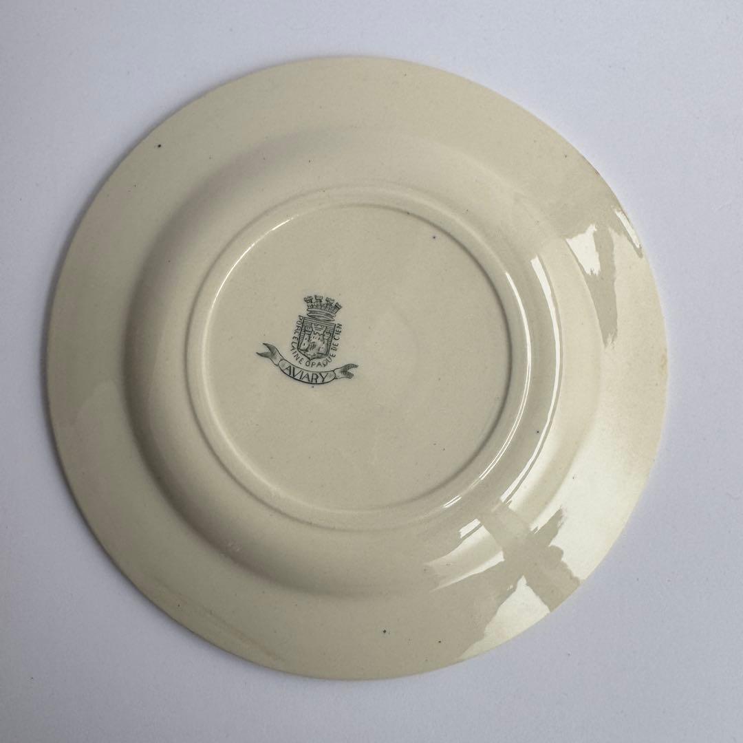 美品 フランスアンティーク Gien AVIARY ディナープレート - メルカリ