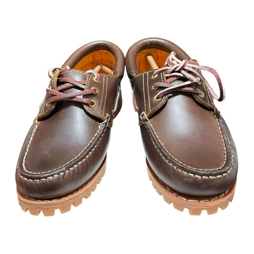 【新品】【未使用】24.5cm ティンバーランド 3eye モカシン ブラウン