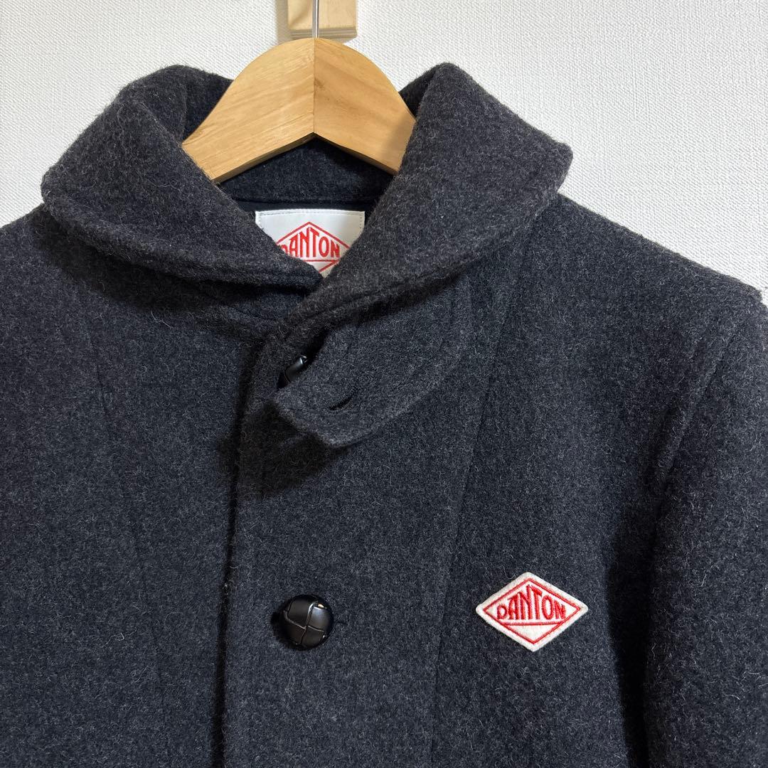DANTON ウールモッサ ジャケット ダークグレー 38