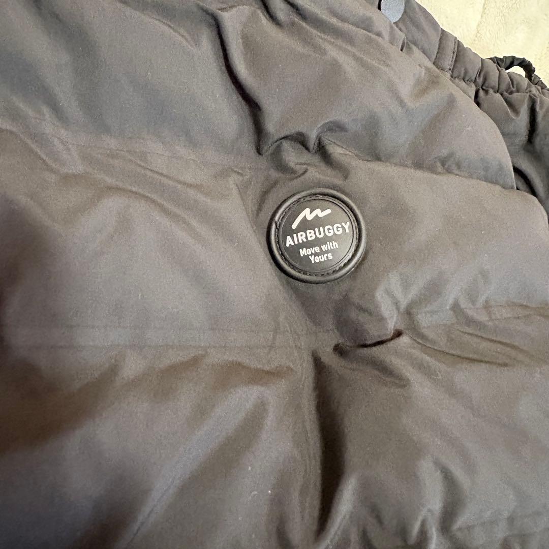 美品] AIRBUGGY マルチライトケープ ジェットブラック 防寒ケープ