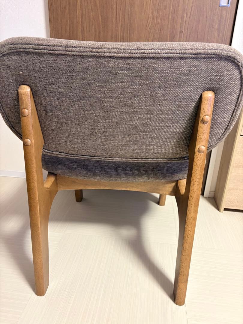 ニトリ リラックスワイド チェア ブラウン 一脚