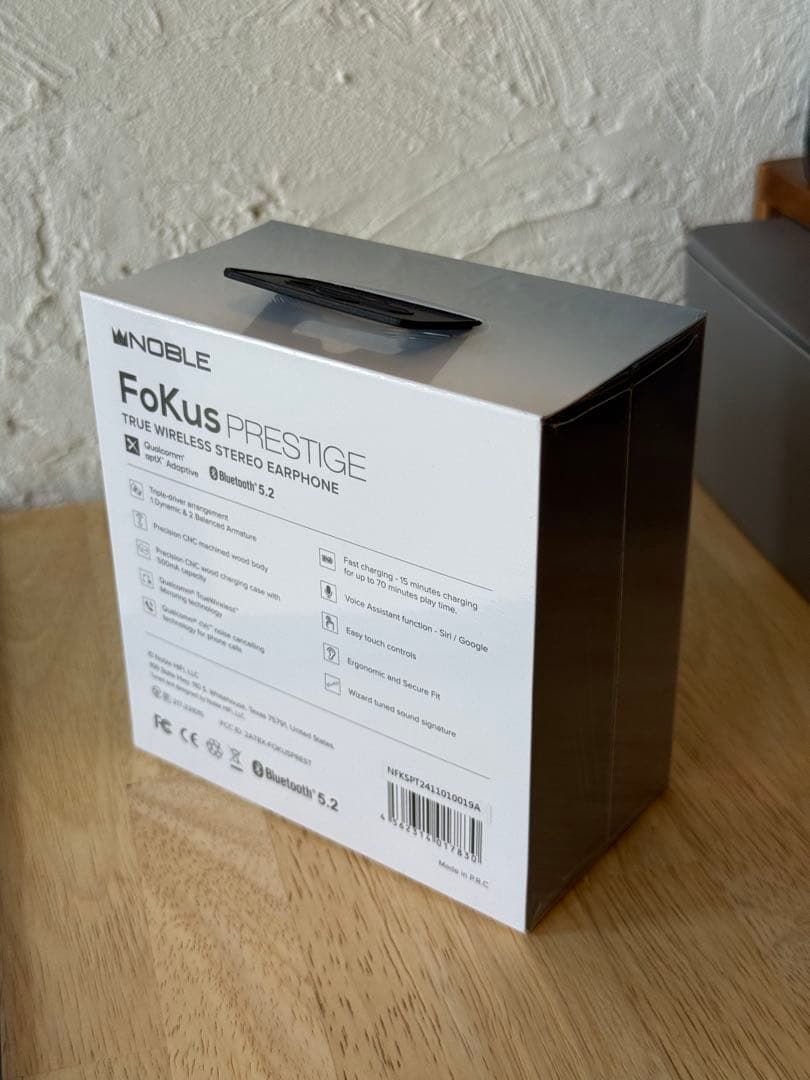 《新品未開封》イヤホンNOBLE FoKus PRESTIGE