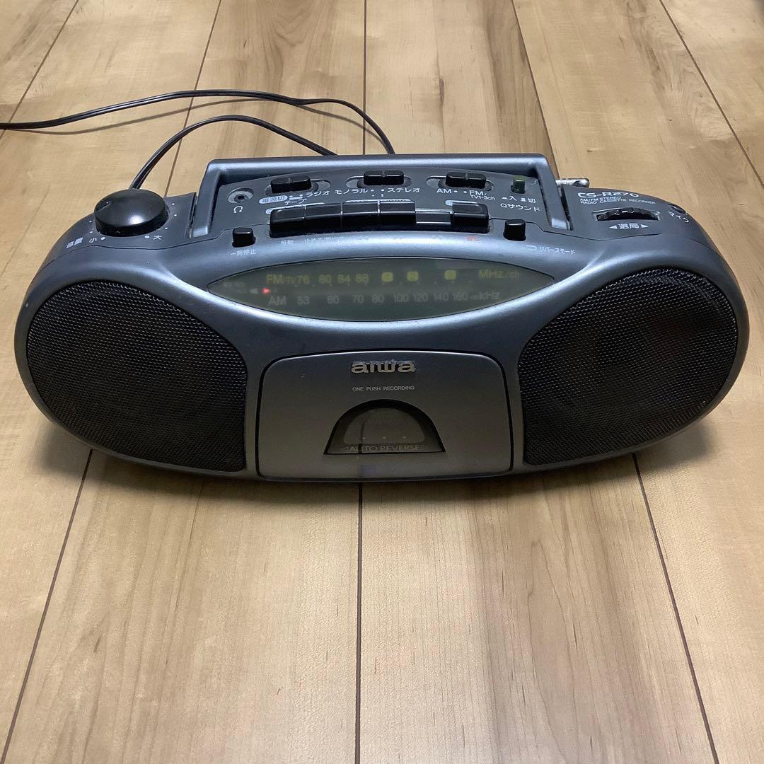 ジャンク】aiwa CS-R270 ラジカセ - メルカリ