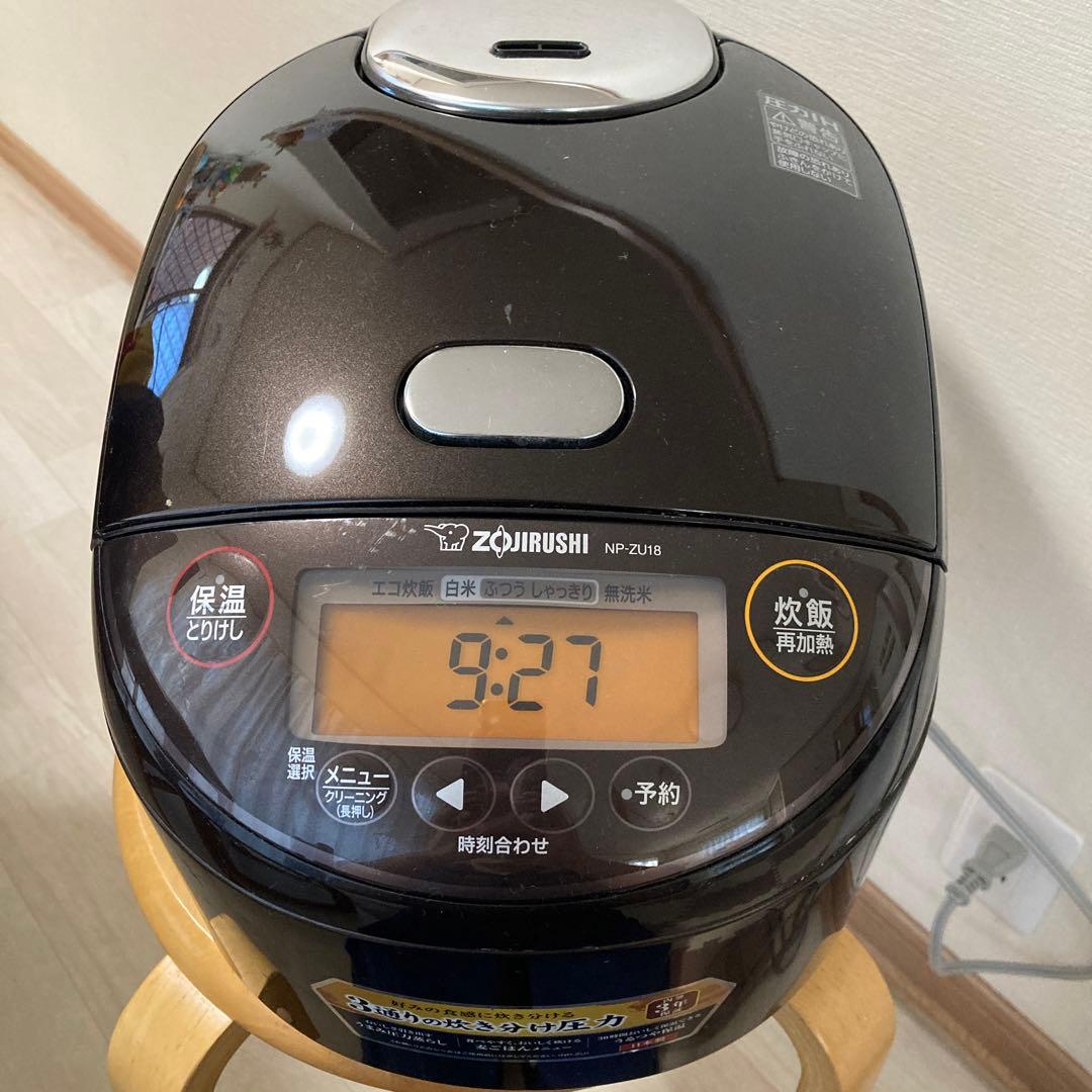 象印　一升炊き　NP-ZU18 炊飯器　ジャンク品 象印（ZOJIRUSHI） NH-YG18 XA 業務用 IH 炊飯ジャー 一升炊き 極め