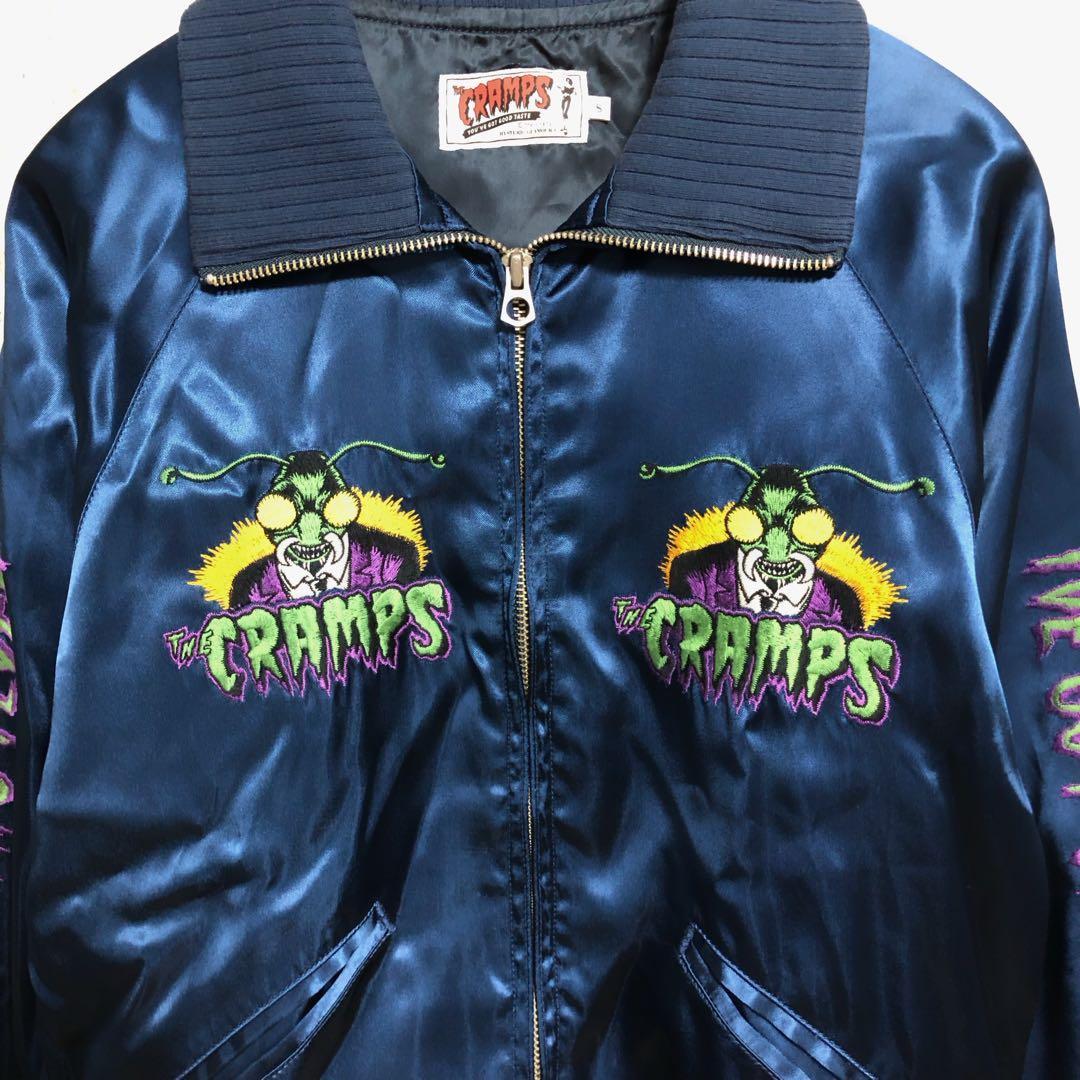 良品 HYSTERIC GLAMOUR×THE Cramps サテン スカジャン