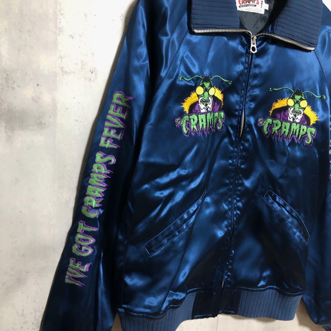 良品 HYSTERIC GLAMOUR×THE Cramps サテン スカジャン