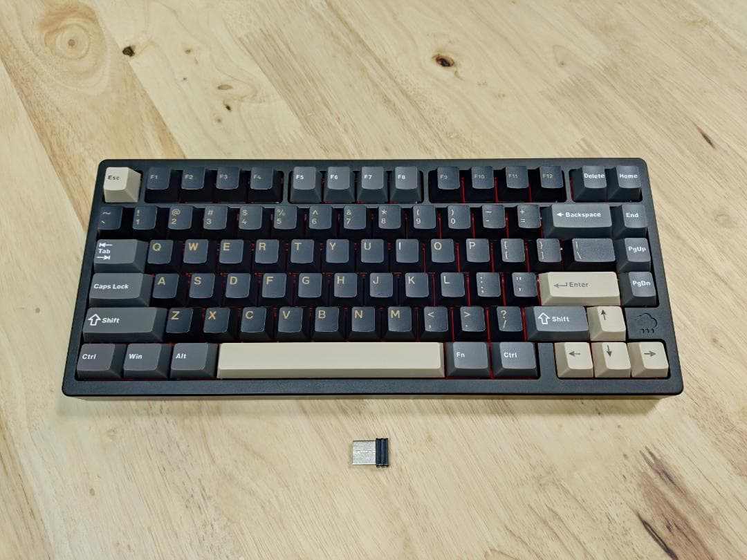 WOBKEY - Rainy 75 Pro ブラック WOBKEY Rainy 75【メカニカルキーボード】