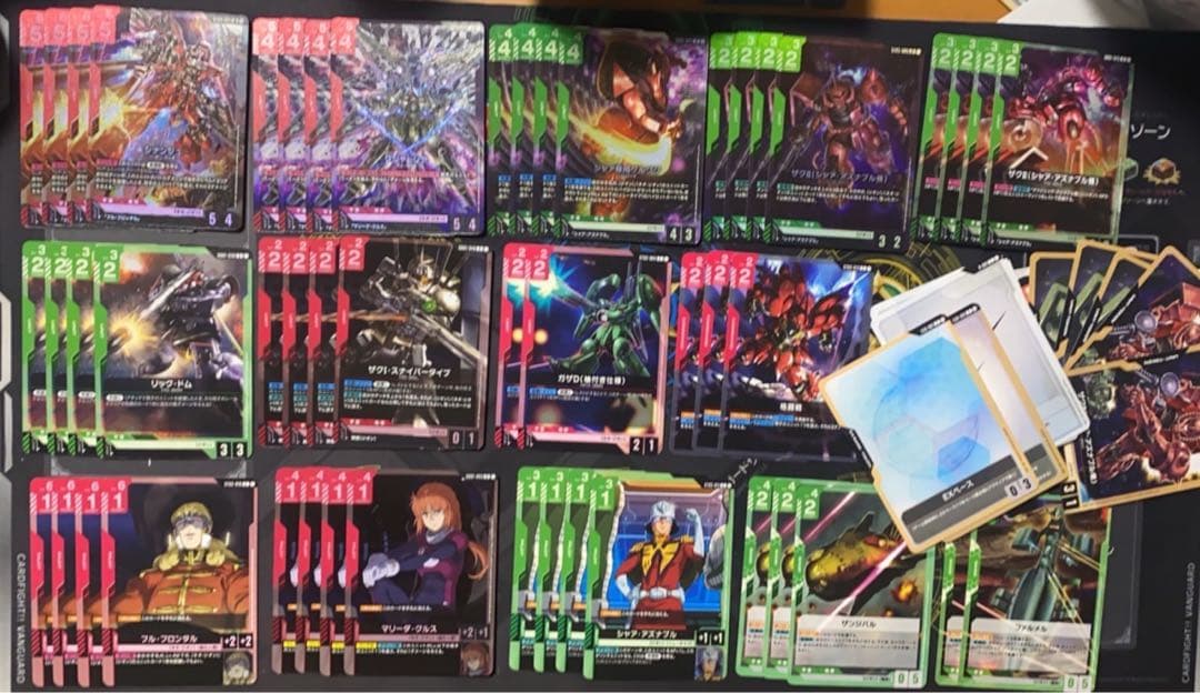 ガンダムカードゲーム 赤緑 緑赤 ジオン ネオジオン デッキ - メルカリ