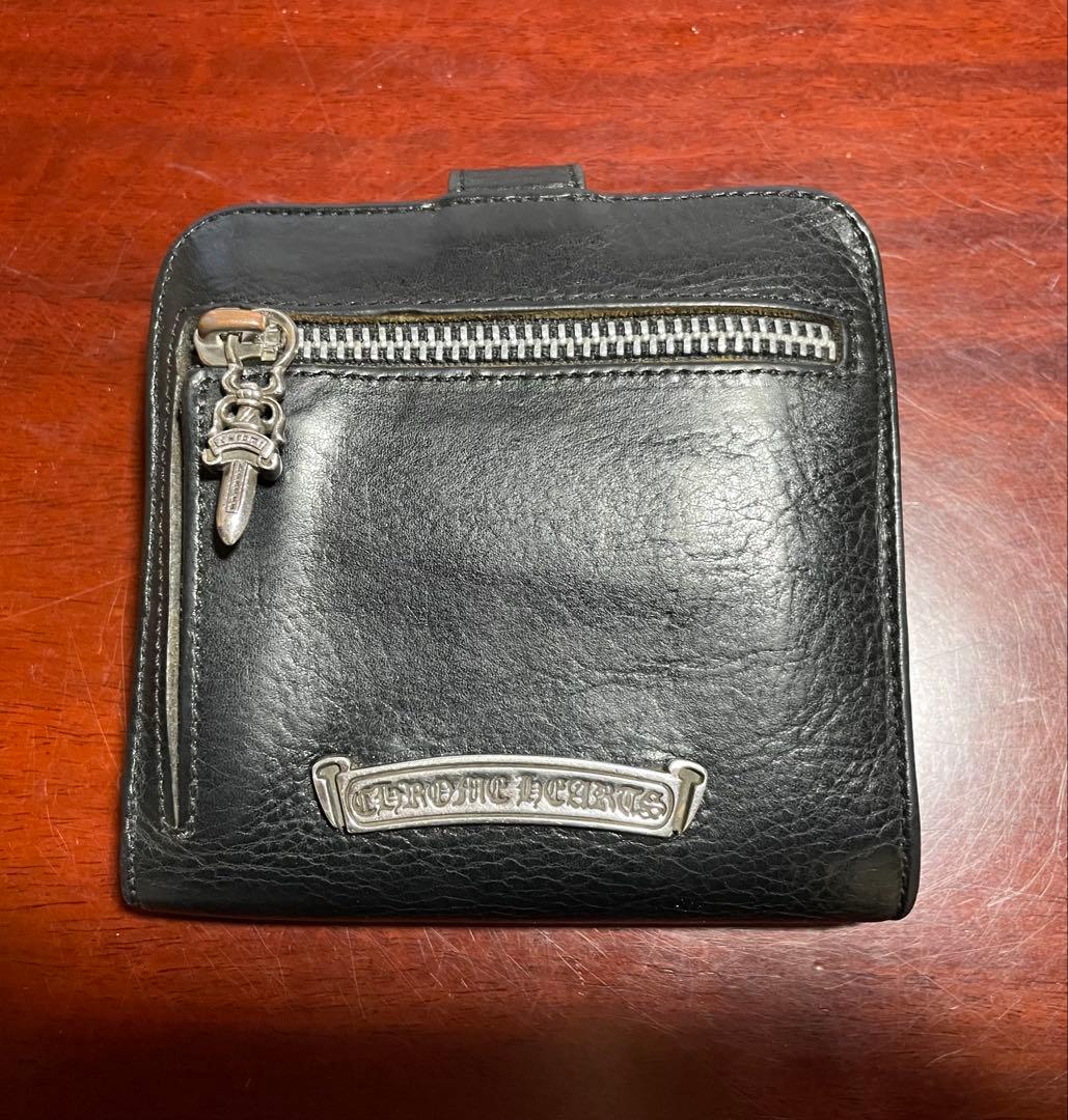 クロムハーツ SQ BTN BILL/スクエアボタンビルフラップボタン CHROME HEARTS（クロムハーツ） SQ BTN BILL スクエアボタンビル