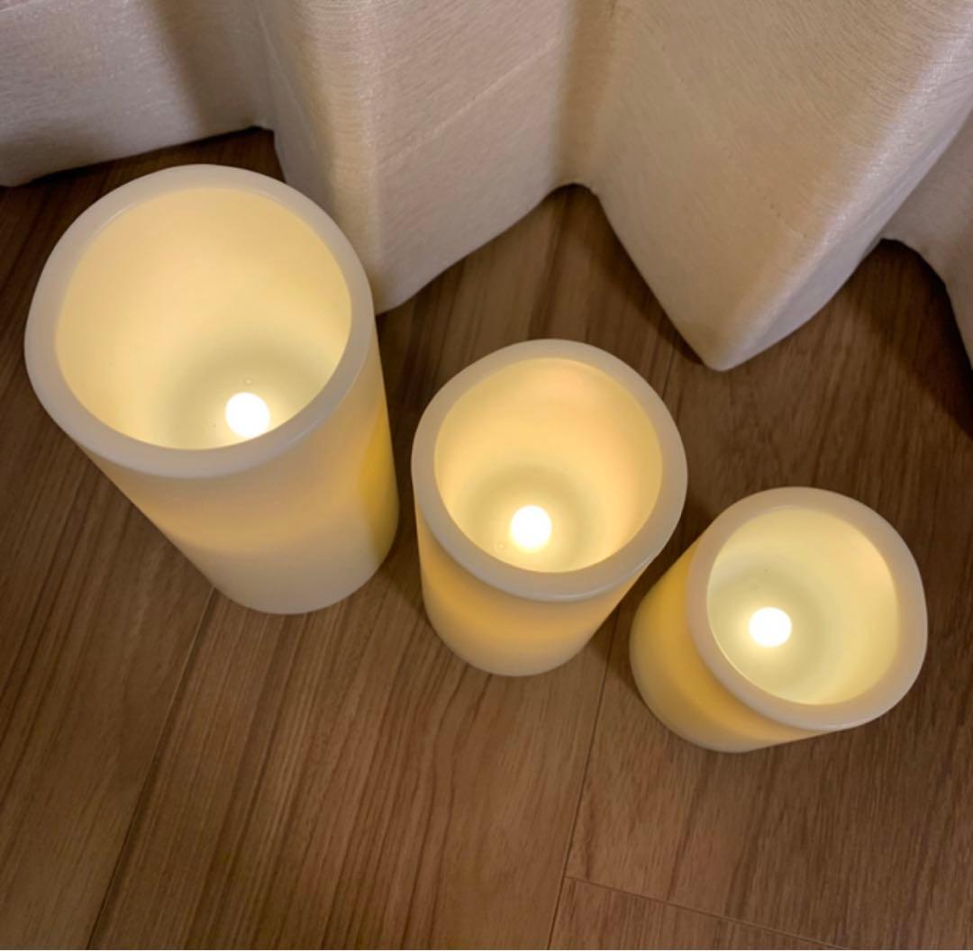 IKEA LEDキャンドル3個セット - メルカリ