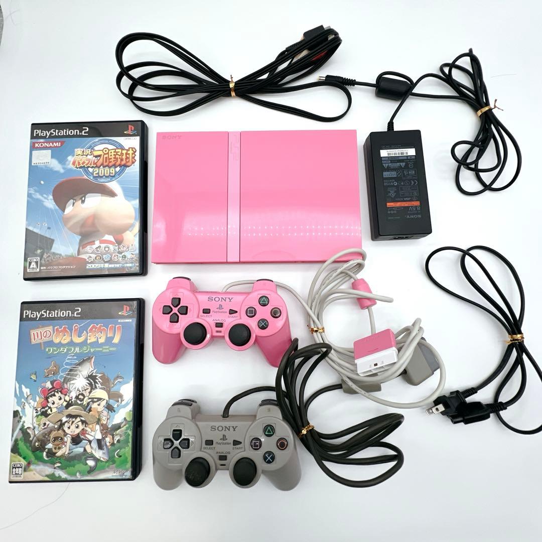 美品】PS2 プレイステーション2 ピンク SCPH-77000 動作確認済み