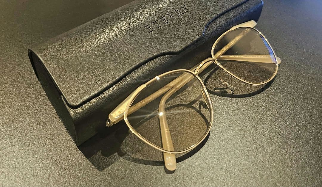 EYEVAN EIIwood ゴールドラウンドサングラス EYEVAN EIIwood ゴールドラウンドサングラスの通販はau PAY マーケット