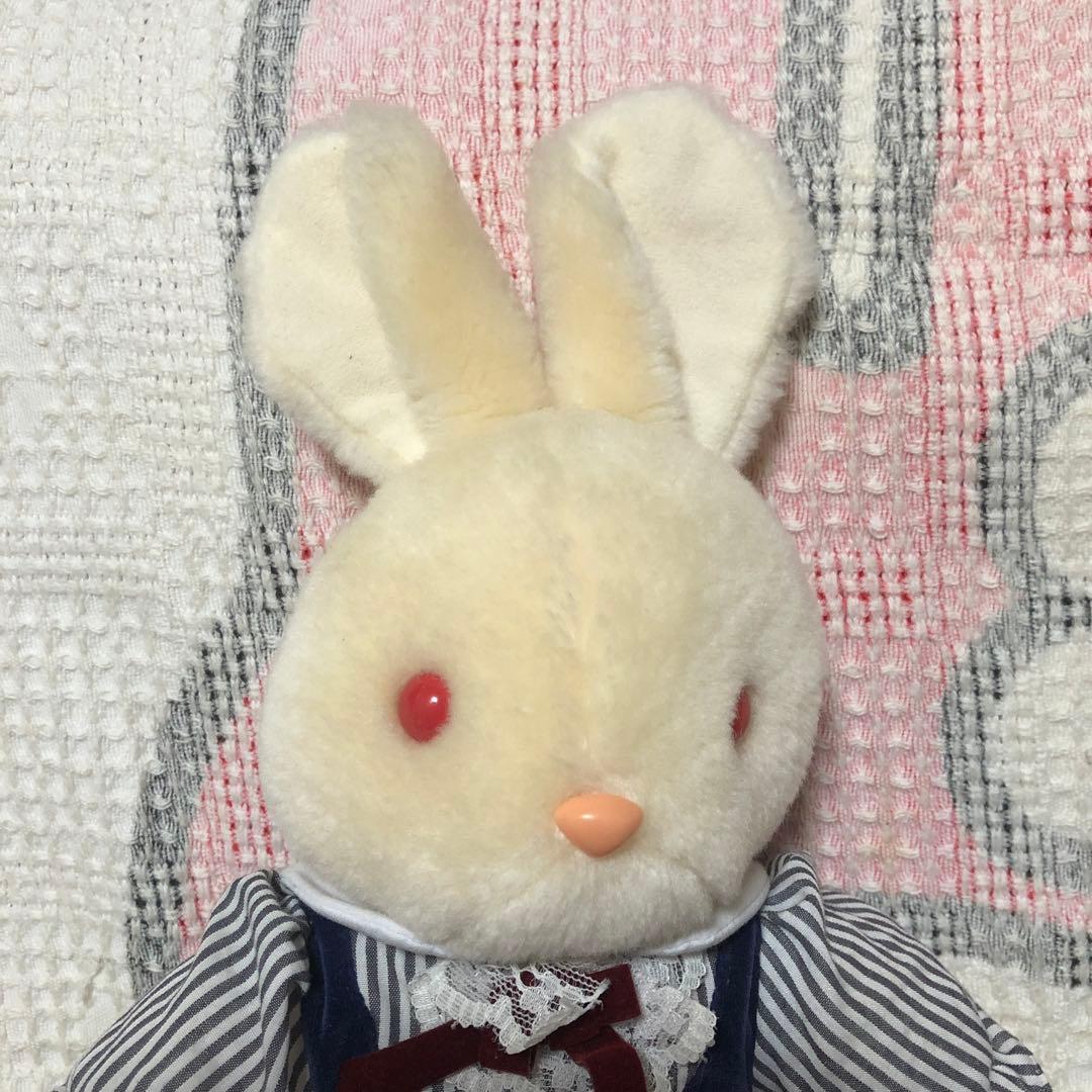 昭和レトロ ヴィンテージ KHオオイケ OIKE ウサギ ぬいぐるみ 中古品