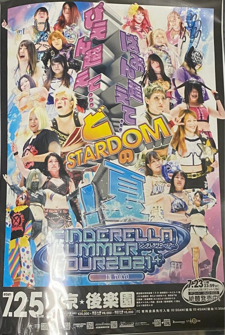 AEW 白川美奈 スターダム STARDOM VIP席特典 直筆サイン ポスター 2026年最新】白川未奈の人気アイテム - メルカリ