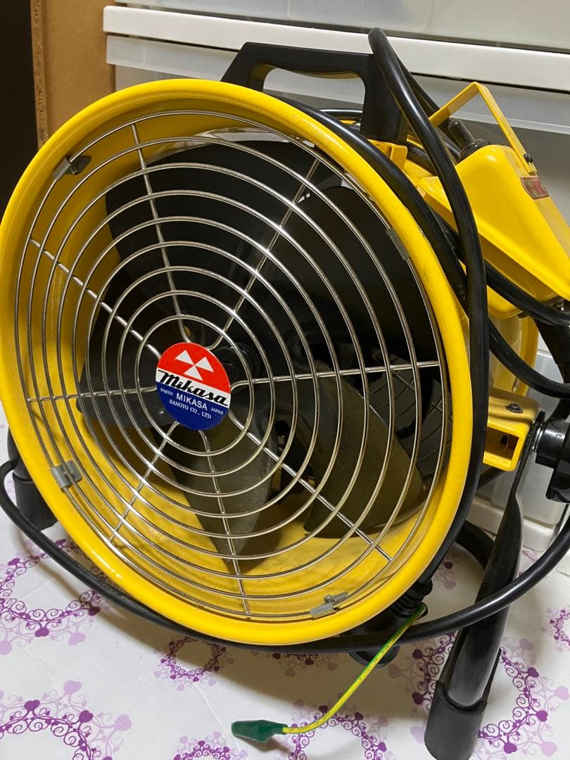 【最終値下げ】業務用扇風機 MPF-300A イエロー 楽天市場】三笠産業 送風機 MPF-300A ダクト 業務用 換気用 工場用