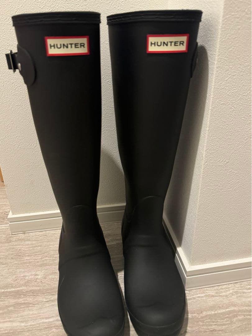 HUNTER ブラック 長靴 US 6 / 23.0cm