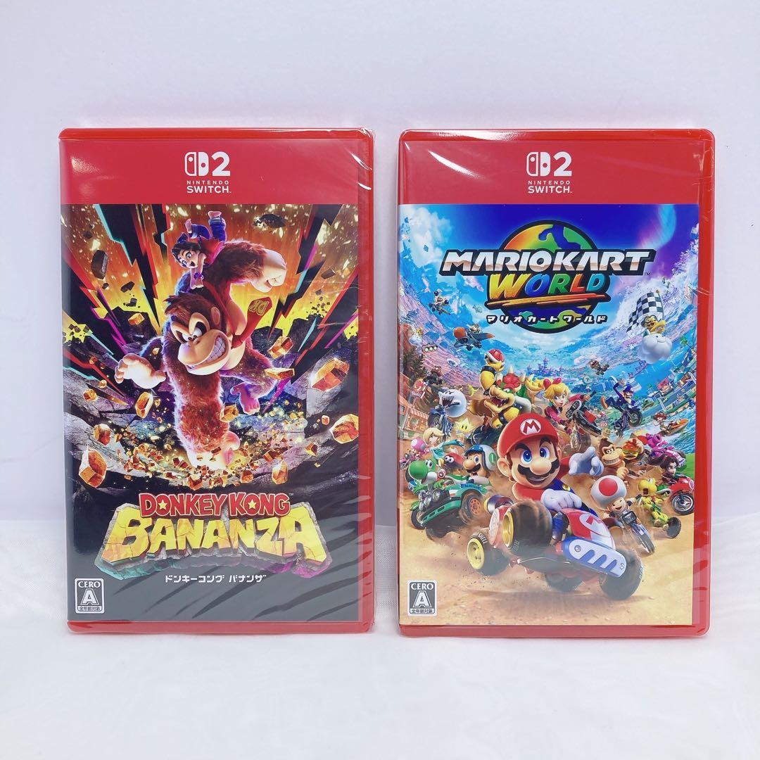 GA2○ドンキーコング バナンザ & マリオカート ワールド Switch2 Nintendo Switch - 【Switch2】○マリオカートワールド○ドンキー