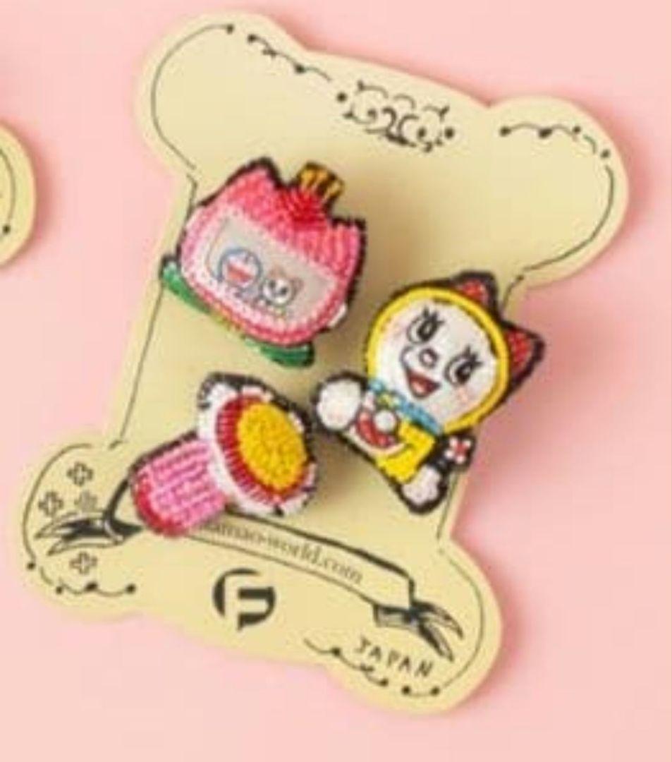 ドラえもんドラミちゃん刺繍ブローチ 藤子不二雄ミュージアム