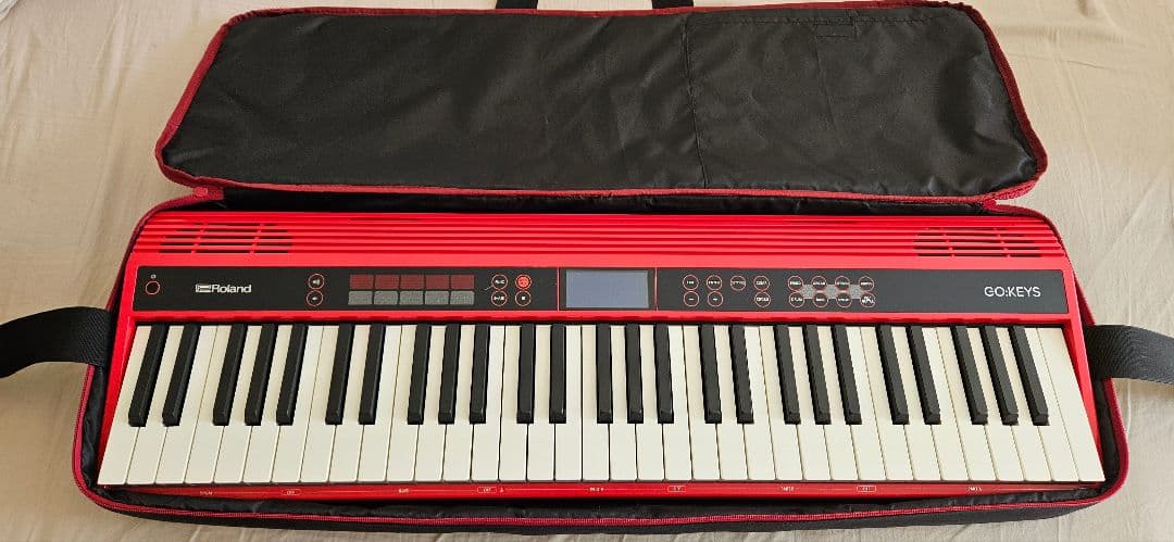 24.25日限定お値下げ】Roland GO:KEYS 61キー 赤 - メルカリ