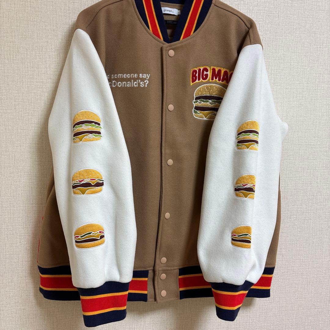 グラニフ☆Lサイズ マクドナルド ハンバーガーズ スタジアムジャンパー