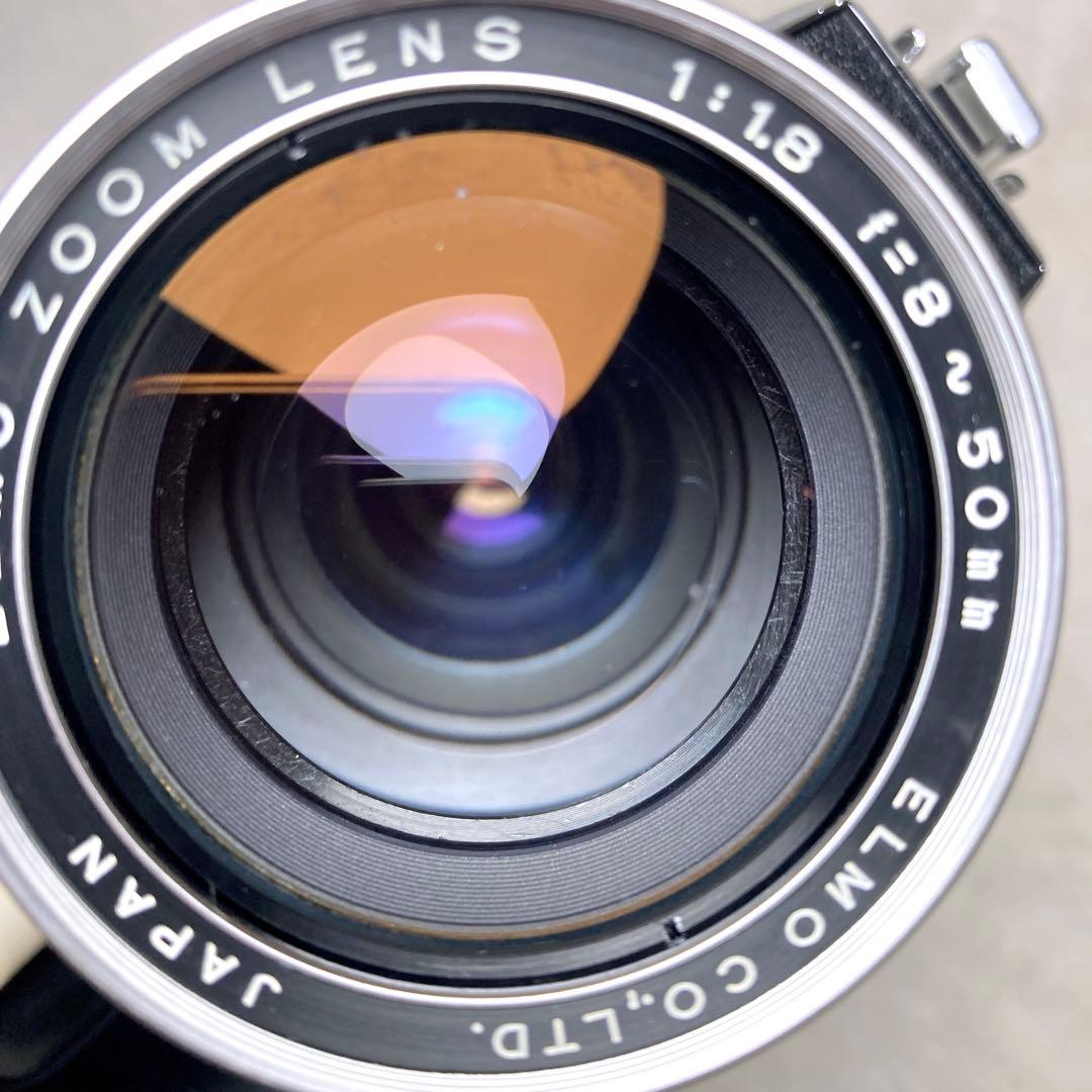 簡易動作確認済】ELMO エルモSUPER 106 8ミリ ビデオカメラ