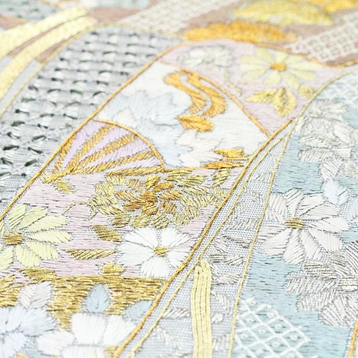 高島屋】お誂え ラグジュアリーな【三大刺繍】 最高級の【六通柄