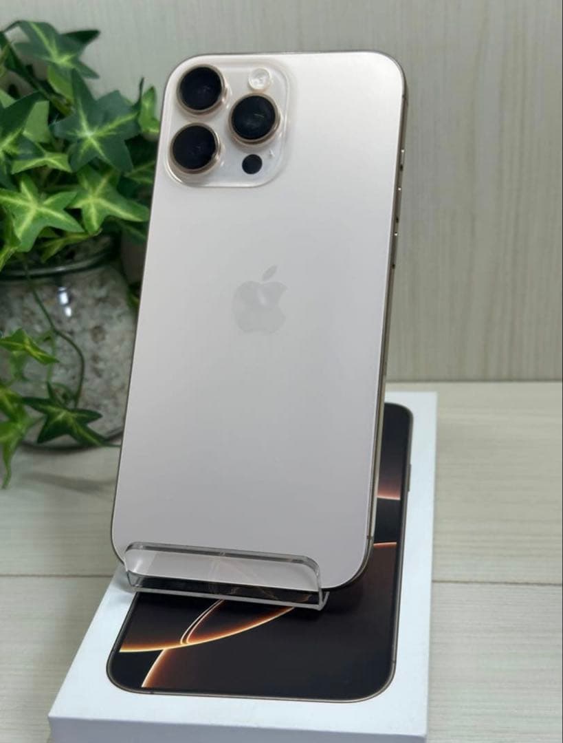 ✓✨ほぼ未使用✨ 充電0回 iPhone16 pro 256GB❣️100% 茶