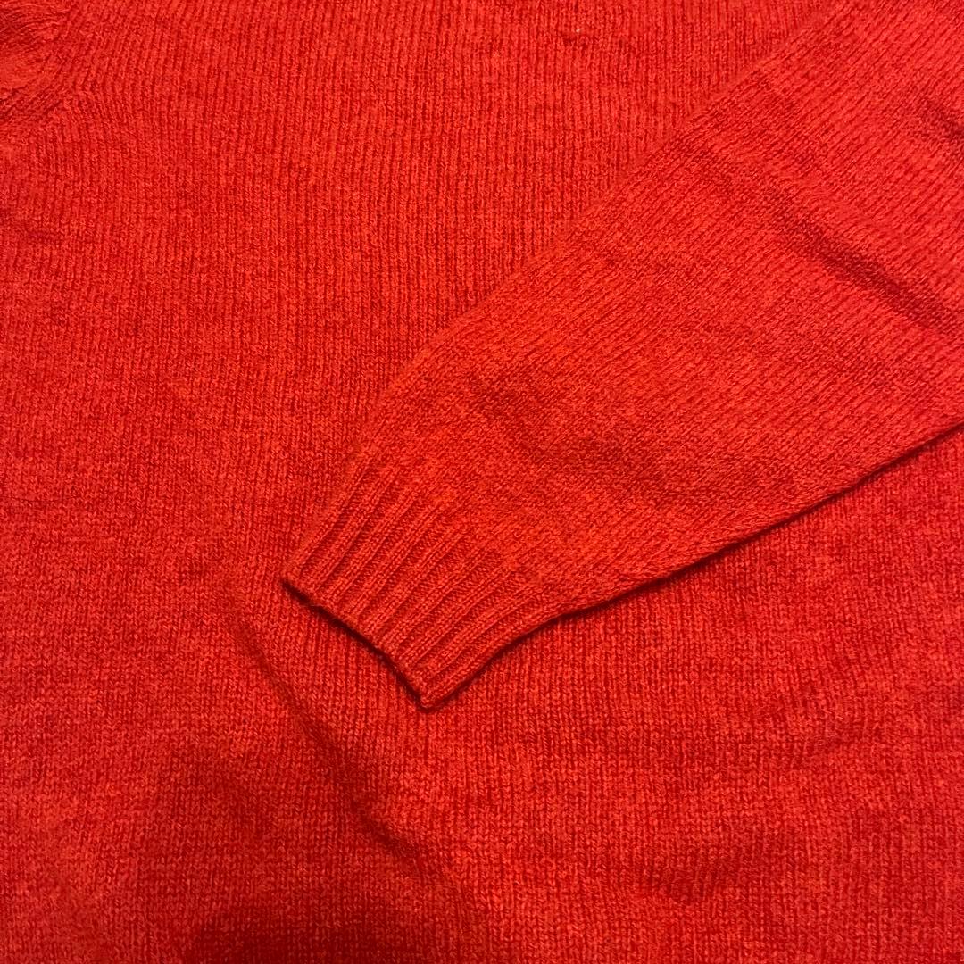 専用）Inverallan シェットランドウールセーター 44 レッド - トップス