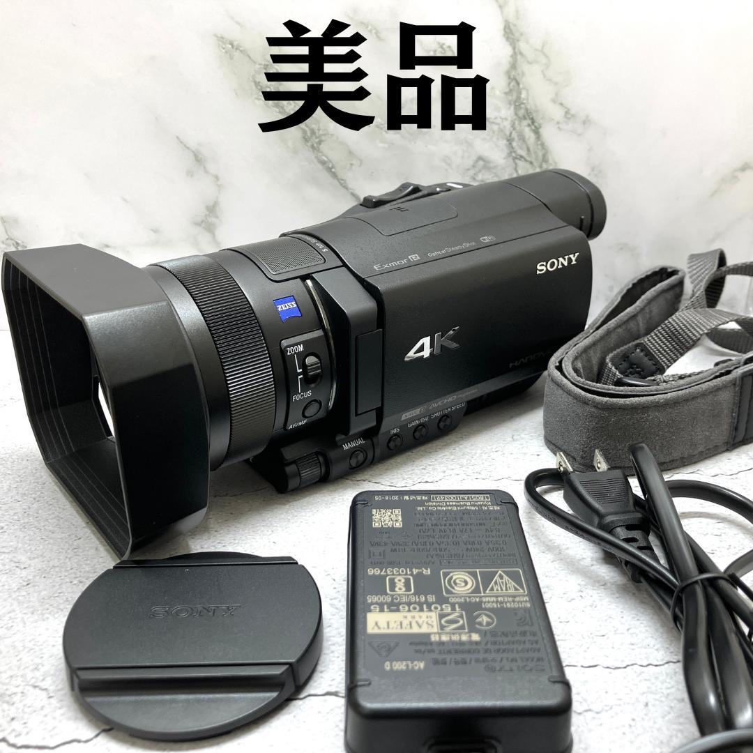 美品 SONY FDR-AX100 4Kビデオカメラ 動画撮影対応 動作確認済 レンタル] ソニー 4Kビデオカメラ FDR-AX100 - Rentio[レンティオ]