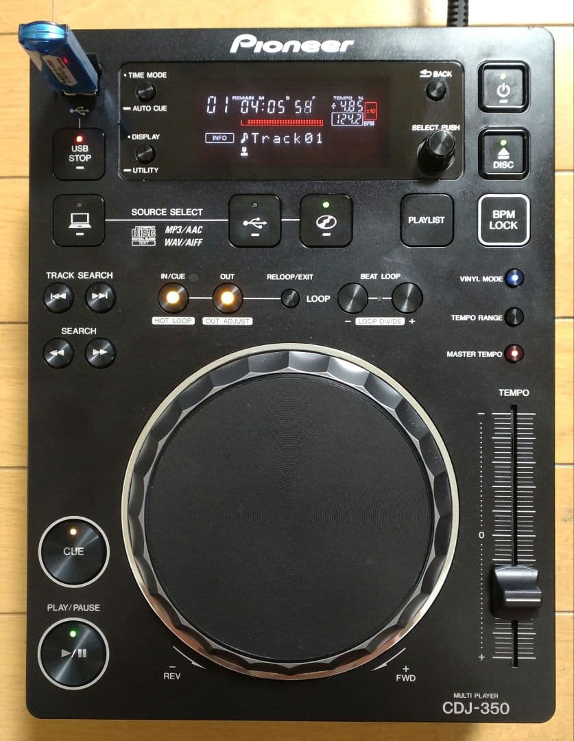Pioneer CDJ-350 動作確認済み　メンテ済み　送料込み　2017 Amazon.co.jp: Pioneer DJ用CDプレーヤー ブラック CDJ-350 : 家電＆カメラ