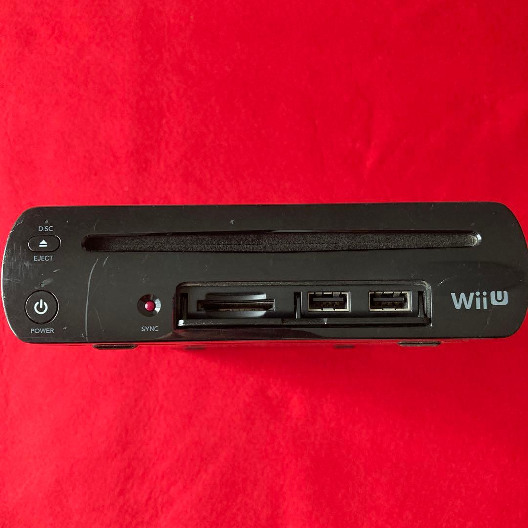 ジャンク品】WiiU 本体のみ 32GB ブラック ディスク読み込みエラー