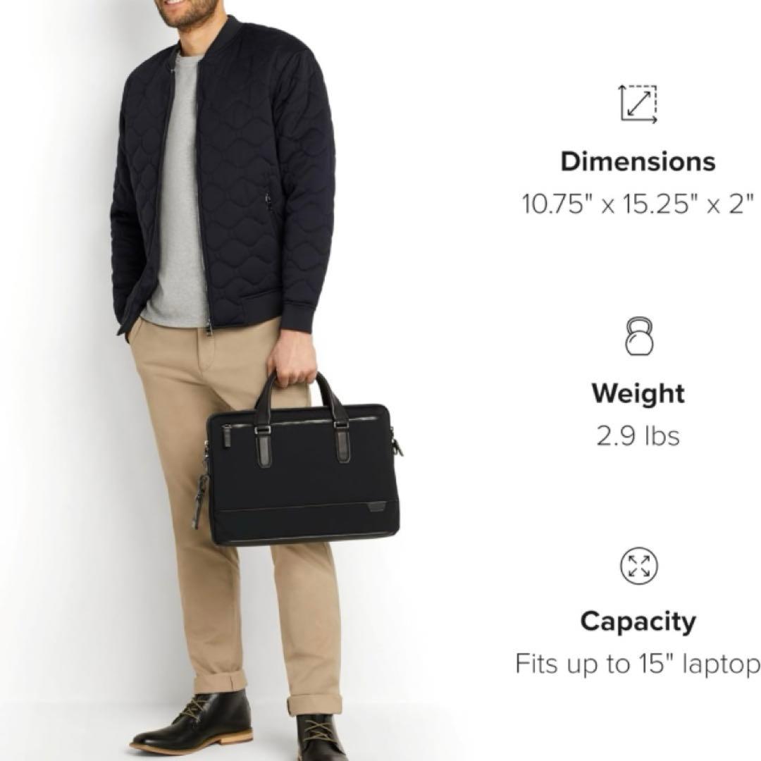 《未使用品》 TUMI ビジネスバッグ Harrison 「シカモア」スリム