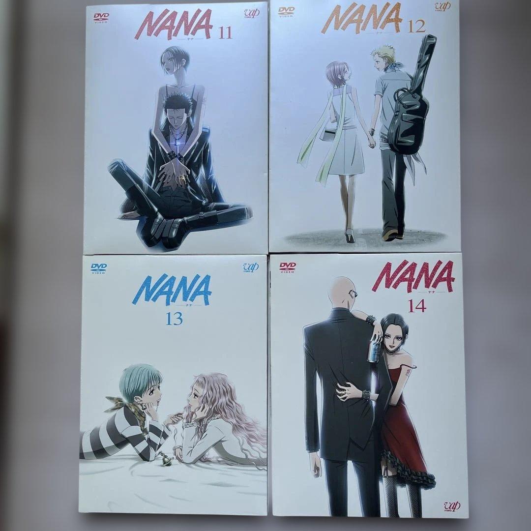 NANA DVD 全18巻セット(中古品、美品、No.7.8のみ未開封品)