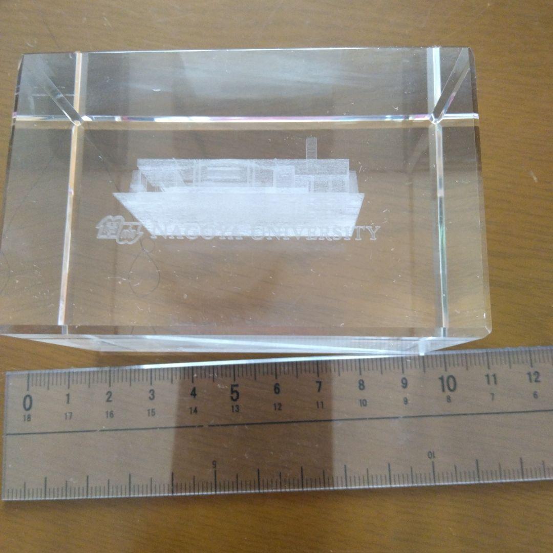 名古屋大学 クリスタル彫刻 週末タイムセール クリスタル 置物 3D 金鯱 名古屋城 オブジェ インテリア 立体彫刻