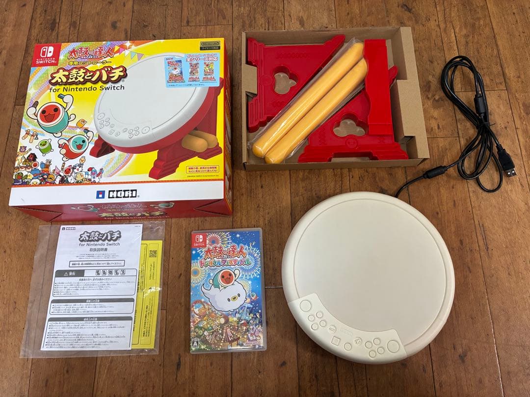 太鼓の達人　ドンダフルフェスティバル　Switch 太鼓とバチ　セット　美品 Amazon.co.jp: 太鼓の達人 ドンダフルフェスティバル+太鼓の達人