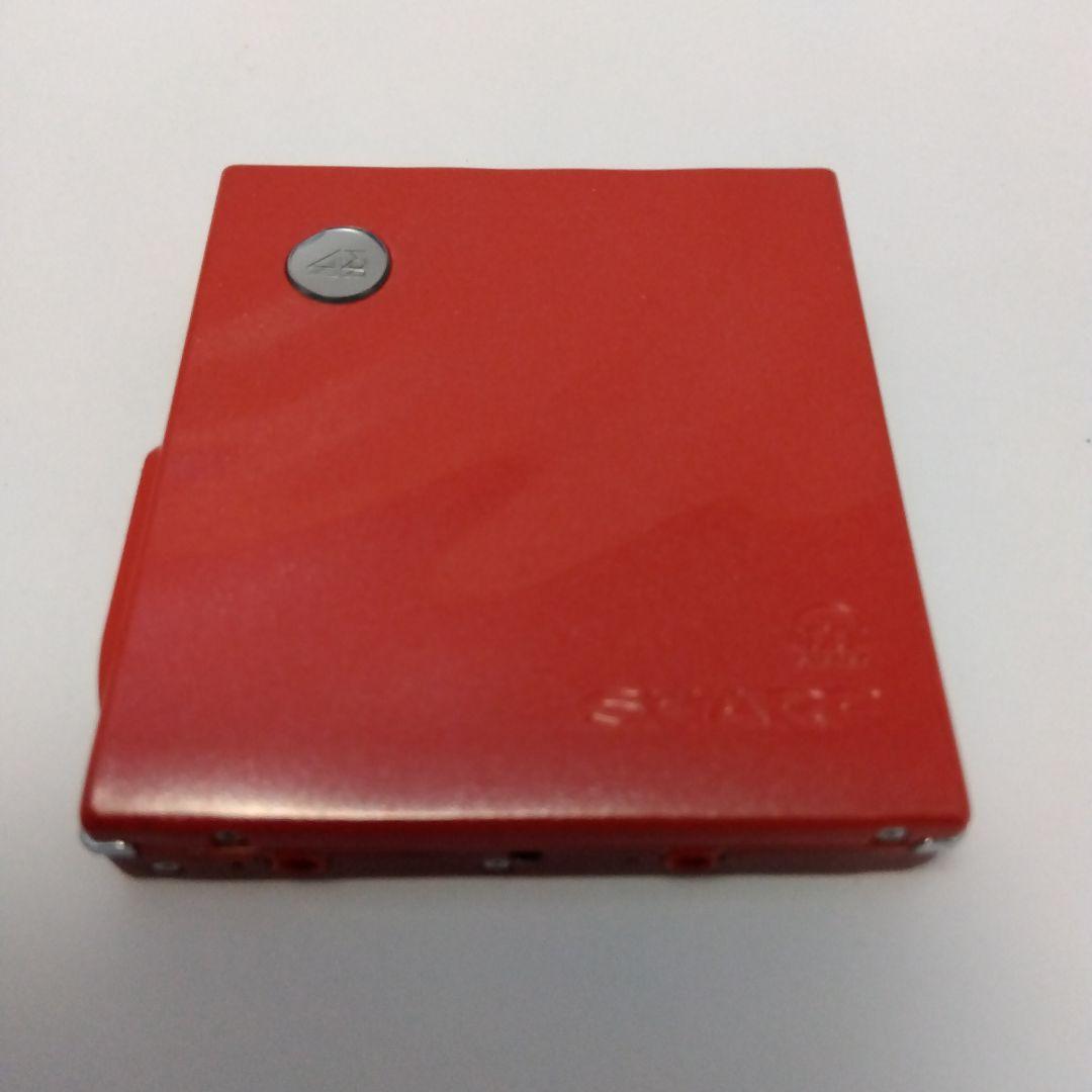 シャープ ポータブルMDプレイヤー MD-DS77-R 作動確認済み