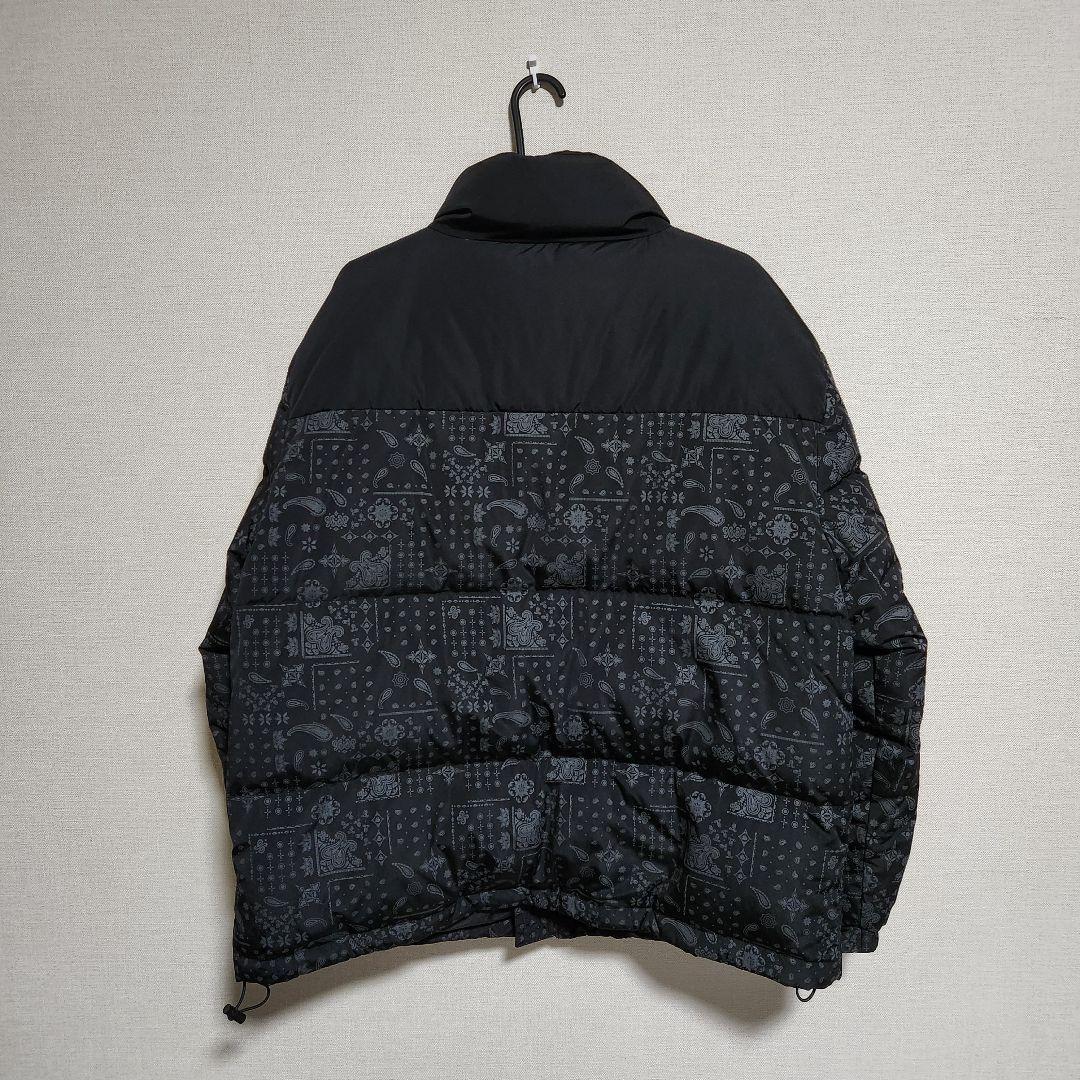 subciety ダウンジャケットペイズリー柄 バンダナ柄 L オーバーサイズ