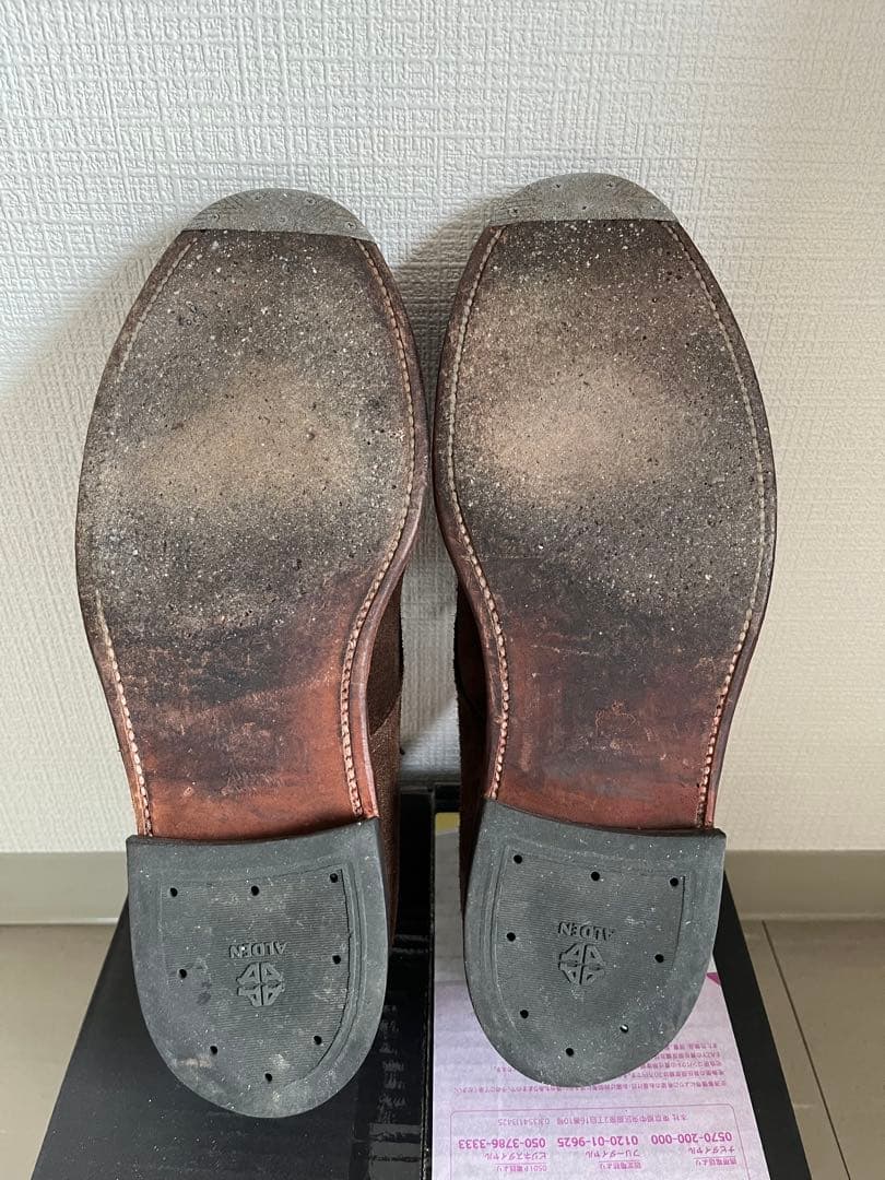 ALDEN オールデン vチップ スエード シューズ 6 1/2サイズ